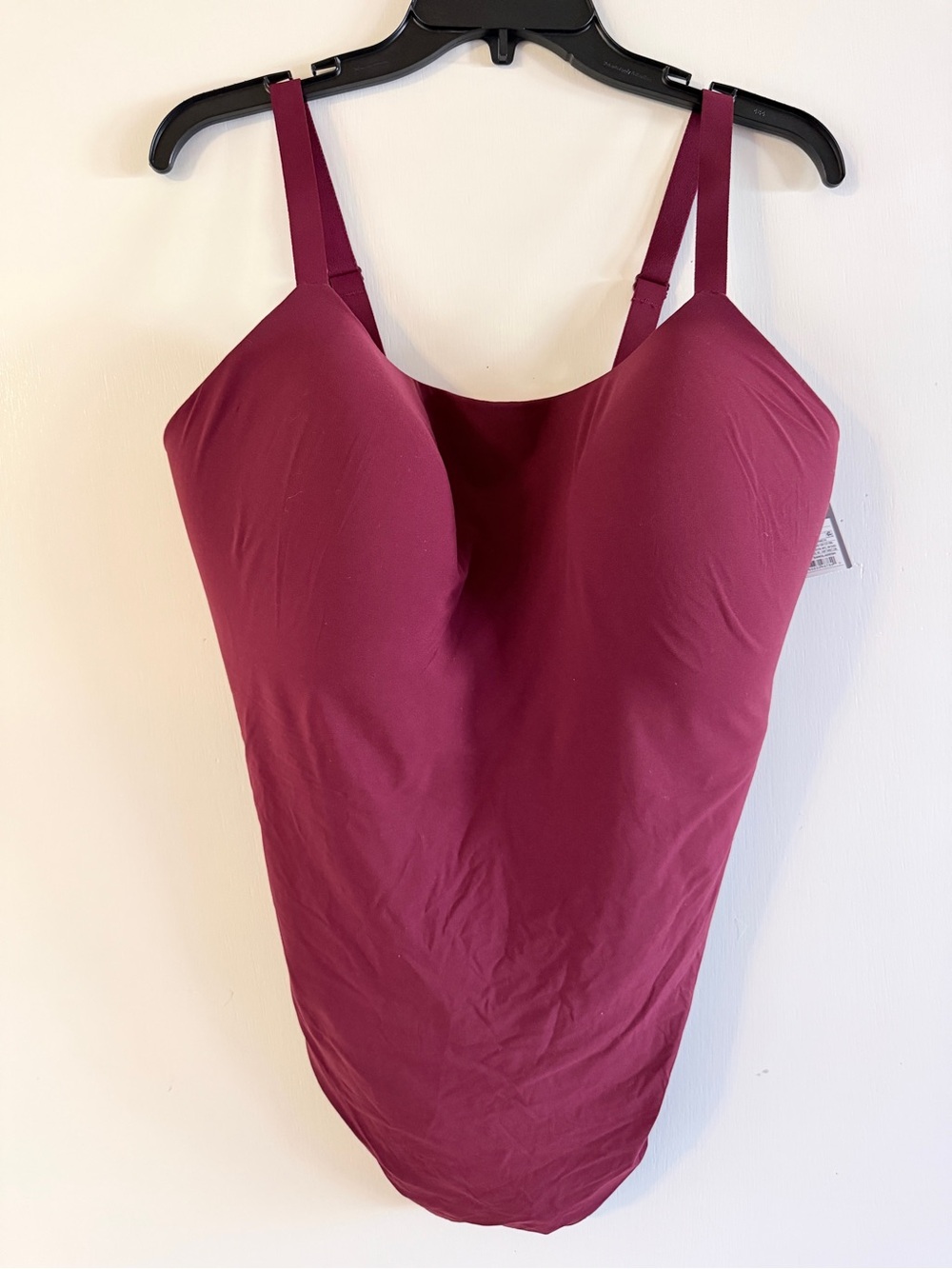 Auden Seamless Camisole Bodysuit - Burgundy NEW